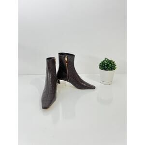 Michael Kors Women's Zipper Leather Booties, Size 7M